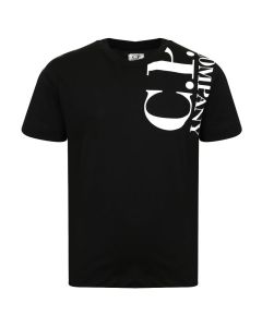 C.P. Company Boys Shoulder and Back Logo Black T-Shirt
