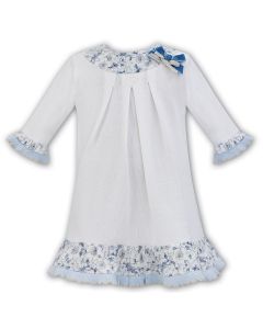 Sarah Louise Girl's Ivory and Floral Dress 
