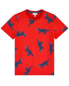 Paul Smith Junior Boys Red 'Adnin' Cotton T-Shirt