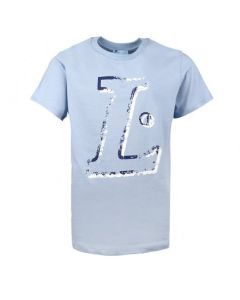 Lanvin Pale Blue Cotton Logo T-Shirt