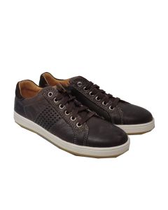 Richter Boys Coffee Lace Up Court Trainers