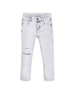 3Pommes Grey Faded Jeans