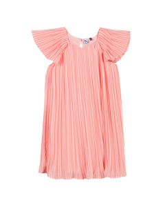 3Pommes Girl's Pink Chiffon Dress