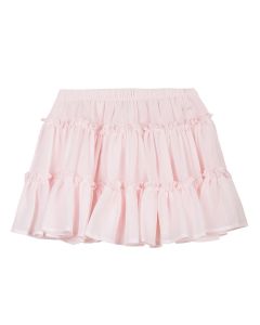 Lili Gaufrette Girl's Pink Crepe Skirt