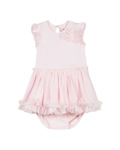 Lili Gaufrette Girl's Pale Pink Dress