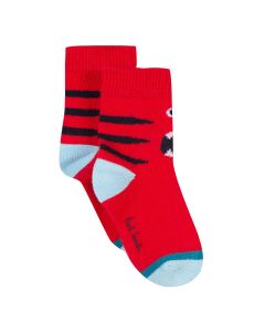 Paul Smith Junior Red 'Ranch' Socks