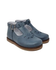 Beberlis Baby Blue Shoes With Buckle Fastenings
