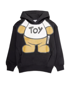 Moschino Boy&#039;s And Girl&#039;s  Black Toy Body Sweatshirt 