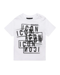 Dsquared2 ICON Baby Displaced Print T-Shirt SS24