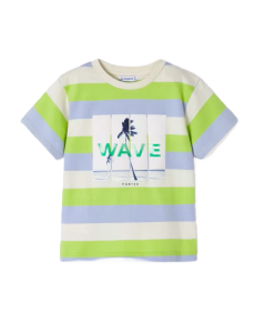 Mayoral Boy&#039;s Striped Wave T-Shirt