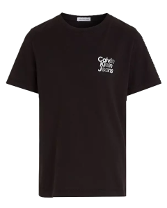 Calvin Klein Boys Black Logo Short Sleeve T-Shirt SS24
