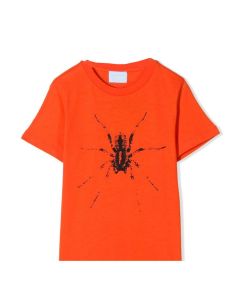 Lanvin Boys Orange Spider T-Shirt