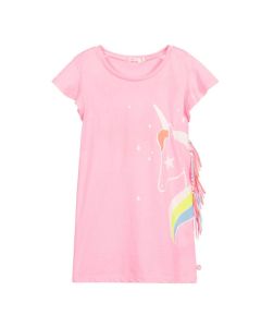 Billieblush Pink Unicorn Jersey Dress