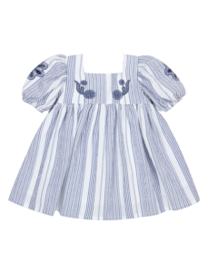 Deolinda Girl&#039;s Blue Stripe Dress