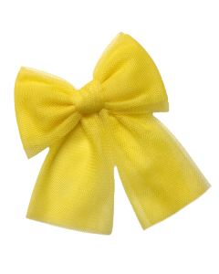 Rahigo Yellow Tulle Hair Bow SS24