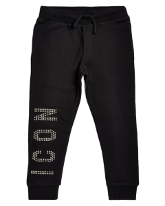 DSQUARED2 Icon Black Studded Cotton Joggers