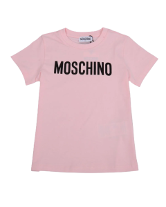 Moschino Girls Pink Logo T-Shirt SS24