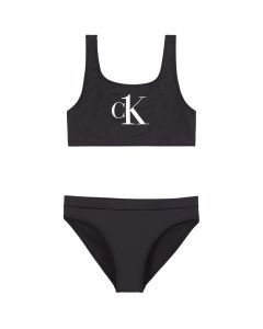 Calvin Klein Black Logo Bralette Bikini