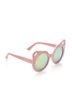 Monnalisa Girls Pink Crystal Sunglasses