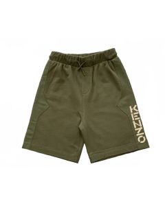 KENZO KIDS Khaki Green K Shorts