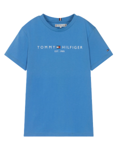 Tommy Hilfiger Girl's And Boys Blue Spell Short Sleeve T-shirt SS24