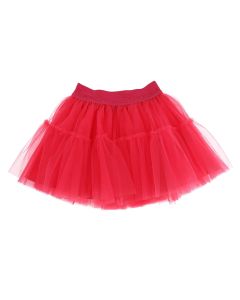 Monnalisa Girls Deep Pink Tulle Tutu Skirt