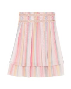 Lili Gaufrette Pink Tulle Rainbow Skirt