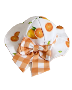 Meia Pata Girls Bow Oranges Sun Hat SS24