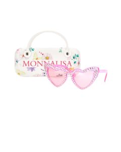 Monnalisa Girls Pink Heart Sunglasses