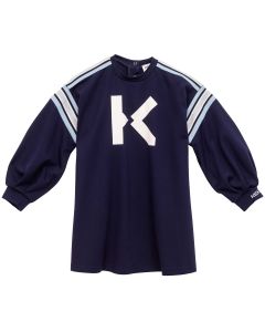 Kenzo Kids Navy Blue 'K' Dress
