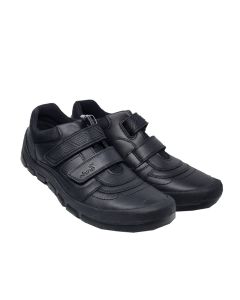 Start-Rite Boys Rhino Black Leather "Warrior" Velcro Shoes