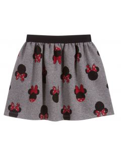 Everything Must Change Grey Minnie Mouse Skirt