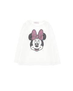 Monnalisa Girls Sparkly Minnie Mouse Top