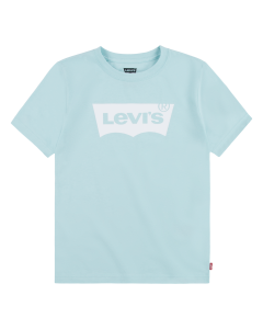 Levi&#039;s Boy&#039;s Pale Blue And White Short Sleeved Batwing Logo T-Shirt
