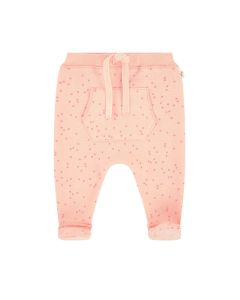 Absorba Baby Girl's Peach Spotted Pants With Feet 