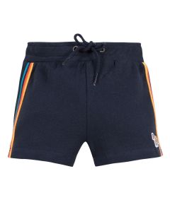 Paul Smith Junior Boys Navy Blue 'Amandino'Cotton Jersey Shorts