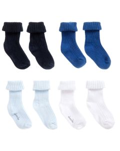 Absorba Baby Boy's Sock Set (4 Pair Pack)