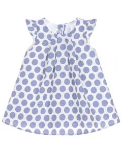 Absorba Baby Girl's Blue Spot Dress
