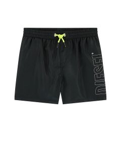 Diesel Black Logo Swim Shorts