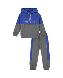 MITCH Blue 'BOLIVIA' Hooded Sweater And Joggers