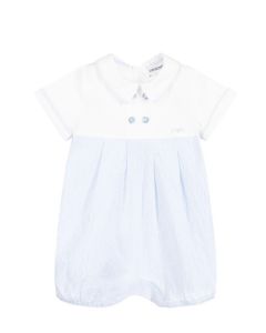 Emporio Armani Pale Blue & White Baby Shortie