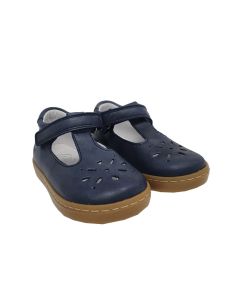 Beberlis Baby Dark Blue Shoes With Velcro Fastening