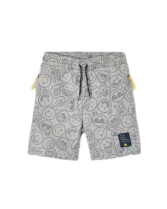 Mayoral Boys Grey Cool Graphic Cotton Shorts
