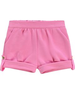 Chloé Girls Fuchsia Pink Cotton Shorts