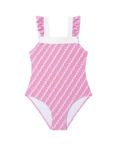 Chloé Girls Lilac Hearty Swimsuit
