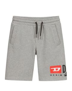Diesel Grey Dual Logo Shorts