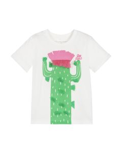 Stella McCartney Girls Pink Cactus T-Shirt