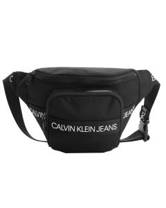 Calvin Klein Black Waistbag Logo Tape