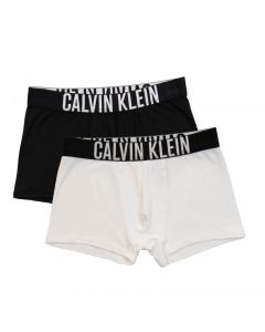 Calvin Klein Boys Blue Nomad and White With Grey Logo Boxer Set (2 Pack)