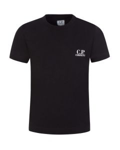 C.P. Company Boys Black Large Back Logo T-Shirt